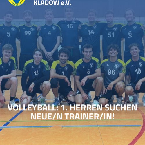 Volleyball: 1. Herren suchen neue/n Trainer/in